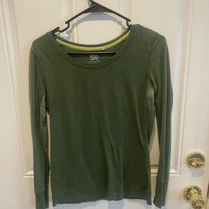 Lot of Four Long-Sleeve Scoop Neck Top - SO Brand